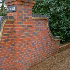 Brick-Pillar-Arched-Brickwork-Wall